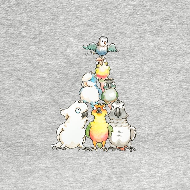 Bird Pile by Bird Dad